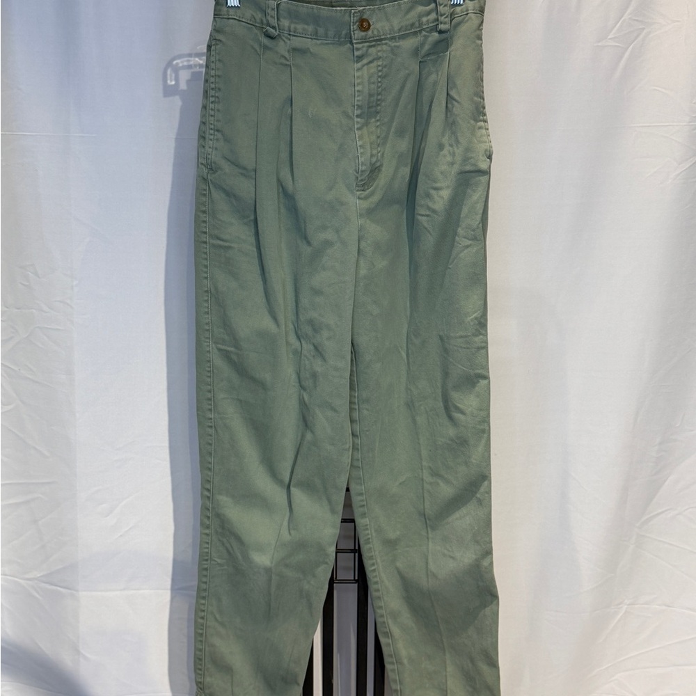 Elegant Sage‎ Green Women's Straight Leg Pants